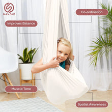 Load image into Gallery viewer, White Sensory Swing - Savoiz