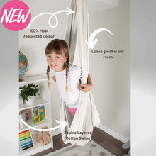 Load image into Gallery viewer, White Sensory Swing - Savoiz