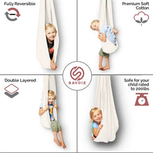 Load image into Gallery viewer, White Sensory Swing - Savoiz