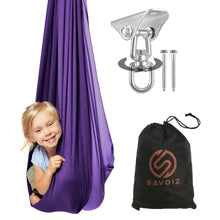 Load image into Gallery viewer, Purple Sensory Swing - Savoiz