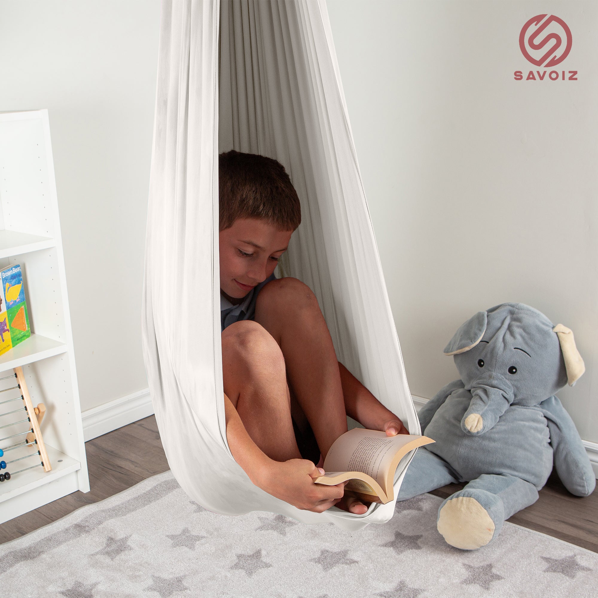 White Sensory Swing - Savoiz