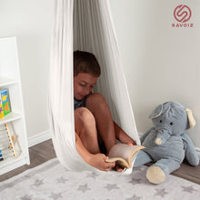 Load image into Gallery viewer, White Sensory Swing - Savoiz
