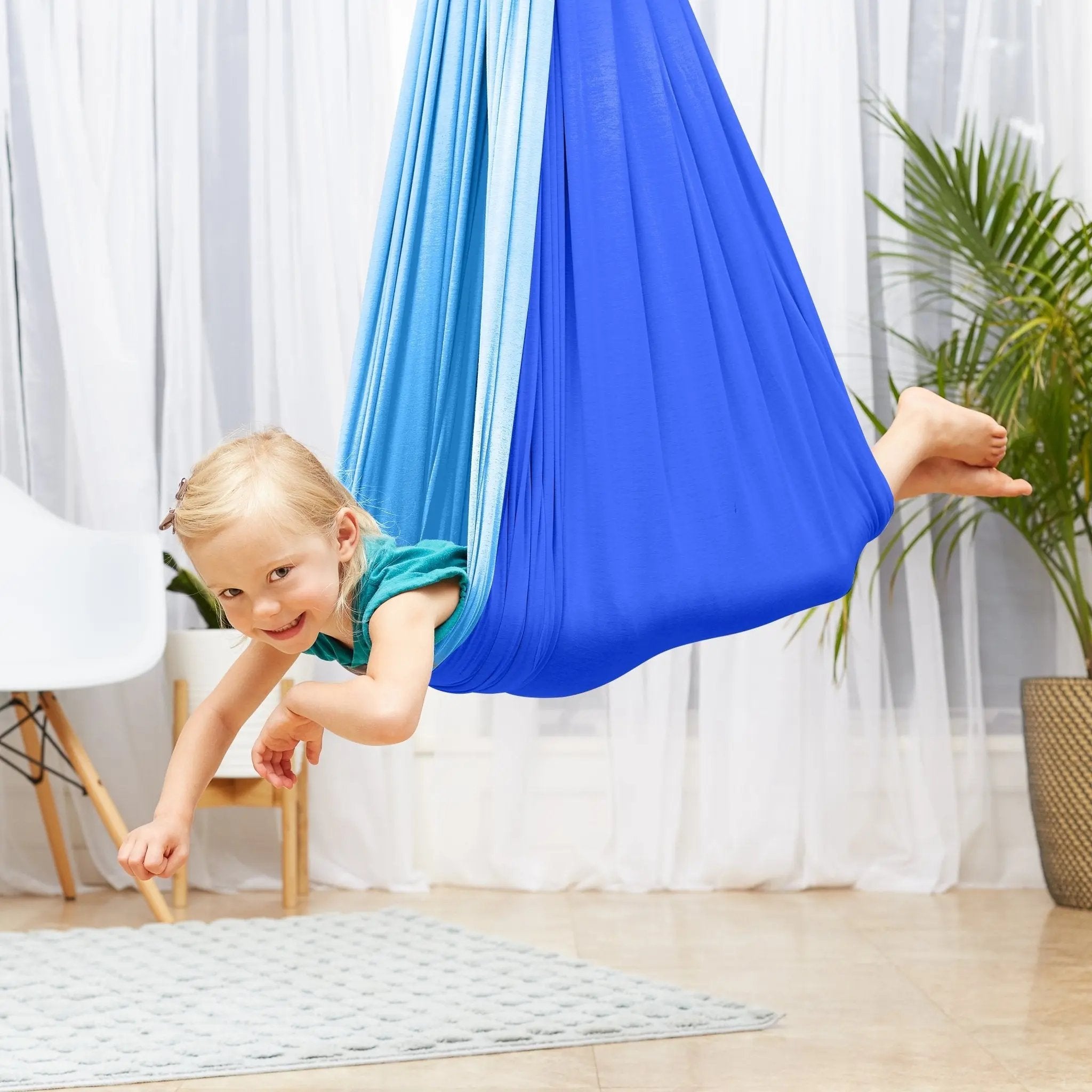 Blue Sensory Swing - Savoiz