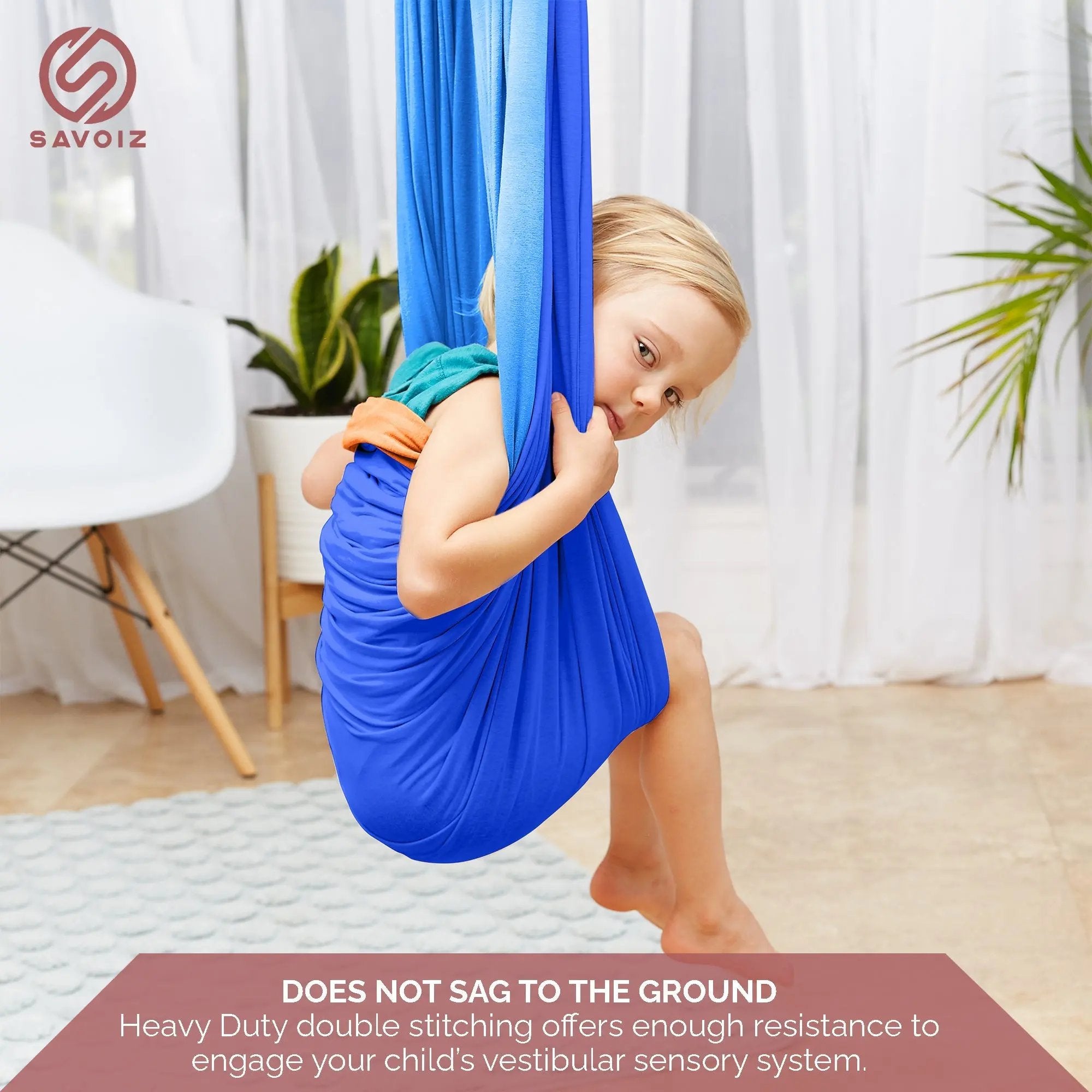 Blue Sensory Swing - Savoiz