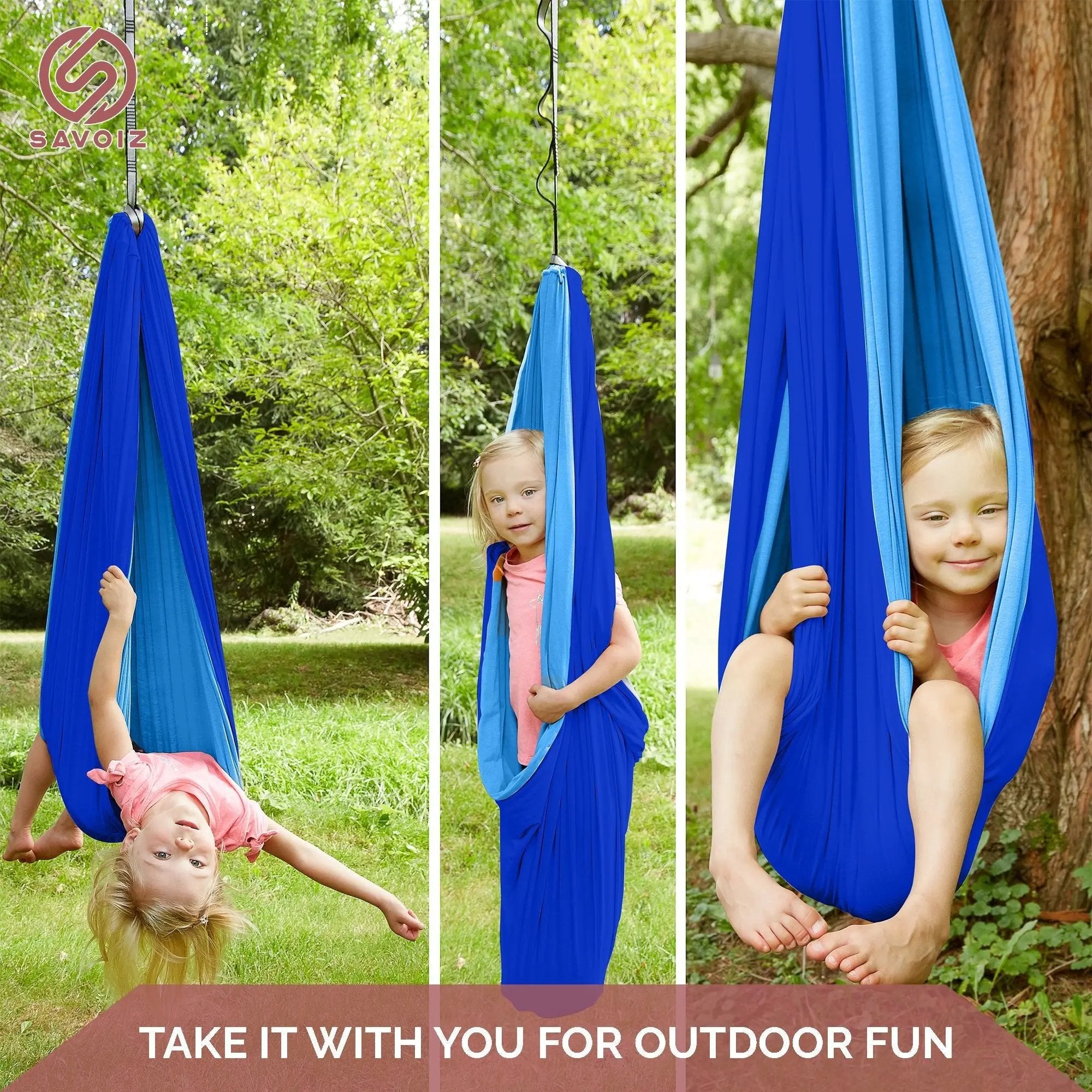 Blue Sensory Swing - Savoiz
