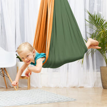 Load image into Gallery viewer, Orange &amp; Green Sensory Swing - Savoiz
