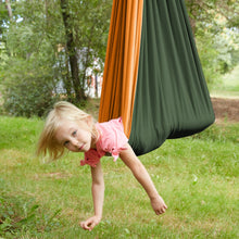 Load image into Gallery viewer, Orange &amp; Green Sensory Swing - Savoiz
