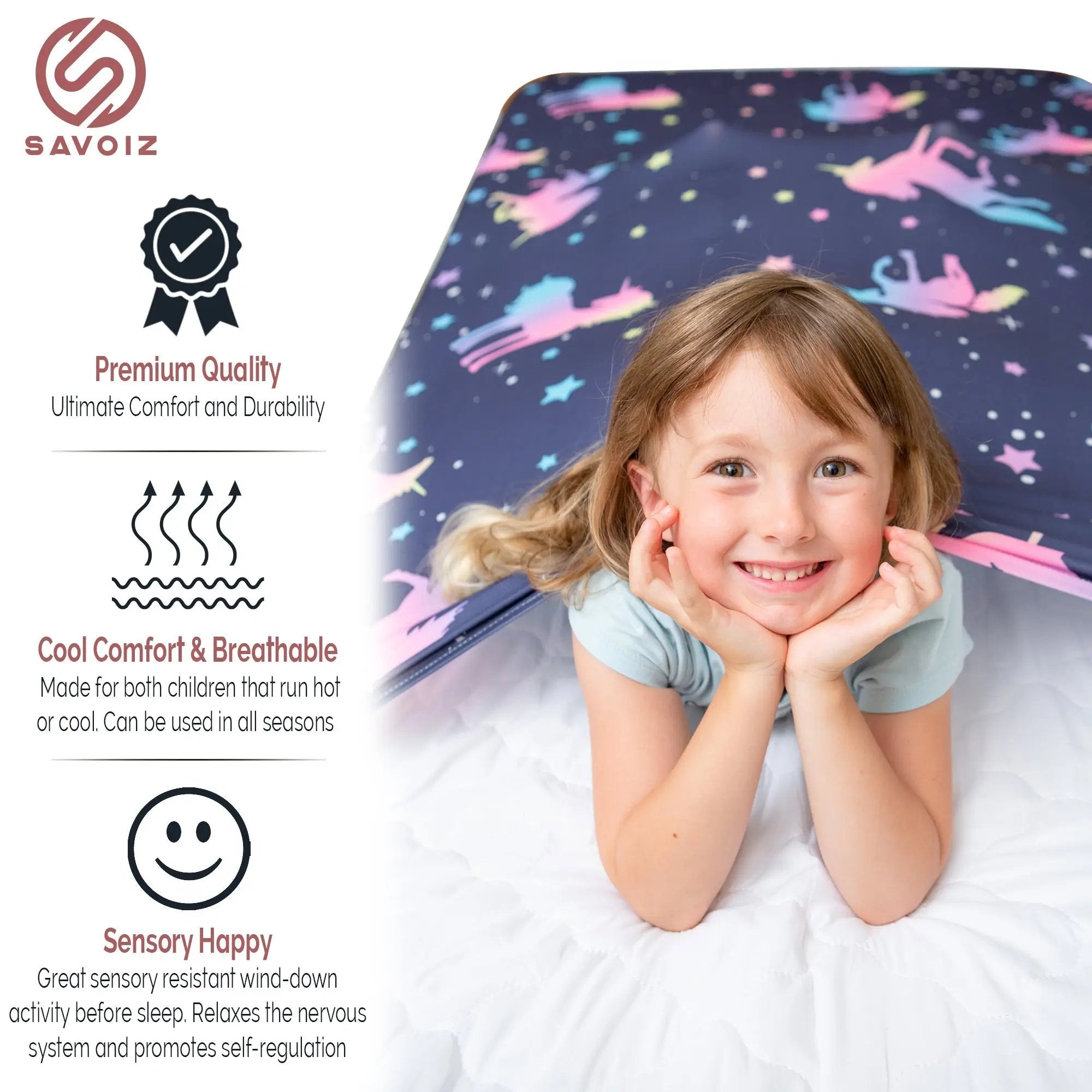 Sensory Compression Sheets for Kids & Toddlers | Twin & Full Beds