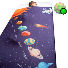 Load image into Gallery viewer, SAVOIZ Compression Sheet for Kids | Twin Size | Solar System Design - Savoiz

